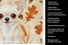 Load image into Gallery viewer, Cream Chihuahua Heirloom Fall Kitchen Towel