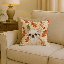 Load image into Gallery viewer, Cream Chihuahua Heirloom Fall Throw Pillow