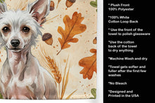 Load image into Gallery viewer, Hairless Chinese Crested Heirloom Fall Kitchen Towel