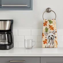 Load image into Gallery viewer, Hairless Mottled Pattern Chinese Crested Heirloom Fall Kitchen Towel
