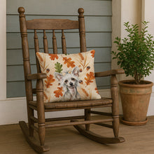 Load image into Gallery viewer, Hairless Mottled Pattern Chinese Crested Heirloom Fall Throw Pillow