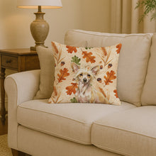 Load image into Gallery viewer, Hairless Palomino Chinese Crested Heirloom Fall Throw Pillow