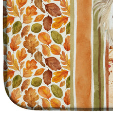 Load image into Gallery viewer, Powderpuff Chinese Crested Heirloom Fall Dish Drying Mat