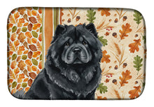 Load image into Gallery viewer, Black Chow Chow Heirloom Fall Dish Drying Mat