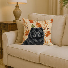 Load image into Gallery viewer, Black Chow Chow Heirloom Fall Throw Pillow
