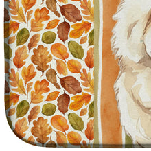 Load image into Gallery viewer, Cream Chow Chow Heirloom Fall Dish Drying Mat