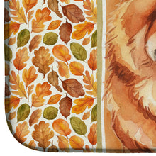 Load image into Gallery viewer, Red Chow Chow Heirloom Fall Dish Drying Mat
