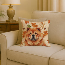 Load image into Gallery viewer, Red Chow Chow Heirloom Fall Throw Pillow