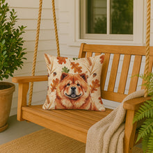 Load image into Gallery viewer, Red Chow Chow Heirloom Fall Throw Pillow