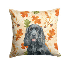 Load image into Gallery viewer, Black Cocker Spaniel Heirloom Fall Throw Pillow