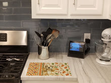 Load image into Gallery viewer, Buff Cocker Spaniel Heirloom Fall Glass Cutting Board