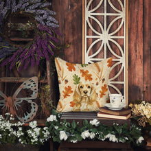 Load image into Gallery viewer, Buff Cocker Spaniel Heirloom Fall Throw Pillow