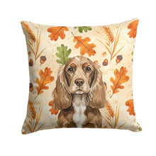 Load image into Gallery viewer, Chocolate Cocker Spaniel Heirloom Fall Throw Pillow