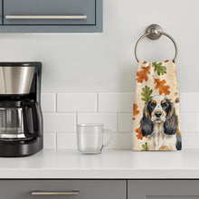 Load image into Gallery viewer, Parti Cocker Spaniel Heirloom Fall Kitchen Towel