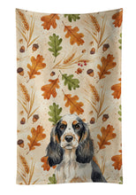 Load image into Gallery viewer, Parti Cocker Spaniel Heirloom Fall Kitchen Towel