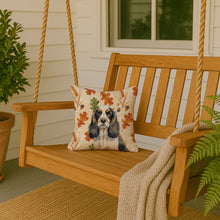 Load image into Gallery viewer, Parti Cocker Spaniel Heirloom Fall Throw Pillow