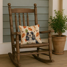 Load image into Gallery viewer, Parti Cocker Spaniel Heirloom Fall Throw Pillow
