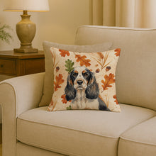 Load image into Gallery viewer, Parti Cocker Spaniel Heirloom Fall Throw Pillow