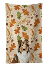 Load image into Gallery viewer, Sable Collie Heirloom Fall Kitchen Towel