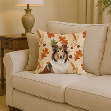Load image into Gallery viewer, Sable Collie Heirloom Fall Throw Pillow