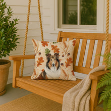 Load image into Gallery viewer, Sable Collie Heirloom Fall Throw Pillow