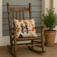 Load image into Gallery viewer, Tricolor Collie Heirloom Fall Throw Pillow