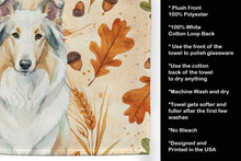 Load image into Gallery viewer, White Collie Heirloom Fall Kitchen Towel
