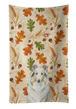 Load image into Gallery viewer, White Collie Heirloom Fall Kitchen Towel