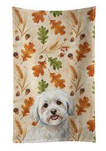 Load image into Gallery viewer, Coton de Tulear Heirloom Fall Kitchen Towel