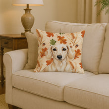 Load image into Gallery viewer, Cream Dachshund Heirloom Fall Throw Pillow