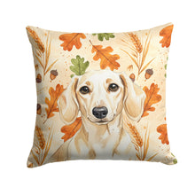 Load image into Gallery viewer, Cream Dachshund Heirloom Fall Throw Pillow