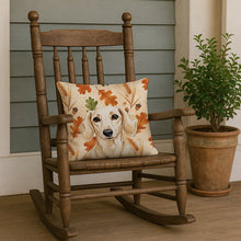 Load image into Gallery viewer, Cream Dachshund Heirloom Fall Throw Pillow