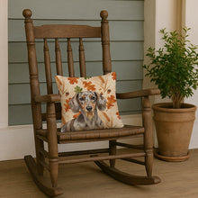 Load image into Gallery viewer, Dapple Dachshund Heirloom Fall Throw Pillow
