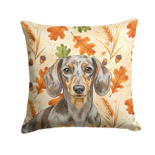 Load image into Gallery viewer, Dapple Dachshund Heirloom Fall Throw Pillow