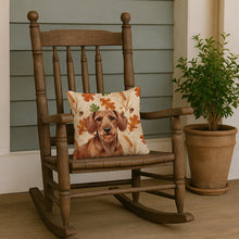 Load image into Gallery viewer, Wirehaired Red Dachshund Heirloom Fall Throw Pillow