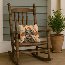 Load image into Gallery viewer, Wirehaired Wild Boar Dachshund Heirloom Fall Throw Pillow