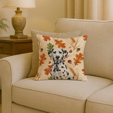 Load image into Gallery viewer, Dalmatian Heirloom Fall Throw Pillow