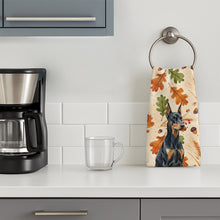 Load image into Gallery viewer, Doberman Pinscher Heirloom Fall Kitchen Towel