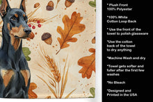 Load image into Gallery viewer, Doberman Pinscher Heirloom Fall Kitchen Towel