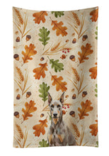 Load image into Gallery viewer, Fawn Doberman Pinscher Heirloom Fall Kitchen Towel