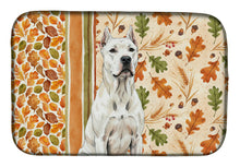 Load image into Gallery viewer, Dogo Argentino Heirloom Fall Dish Drying Mat