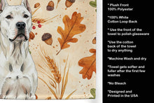 Load image into Gallery viewer, Dogo Argentino Heirloom Fall Kitchen Towel