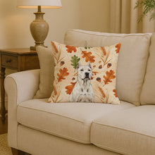 Load image into Gallery viewer, Dogo Argentino Heirloom Fall Throw Pillow