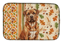 Load image into Gallery viewer, Mahogany Dogue de Bordeaux Heirloom Fall Dish Drying Mat