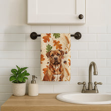 Load image into Gallery viewer, Mahogany Dogue de Bordeaux Heirloom Fall Kitchen Towel