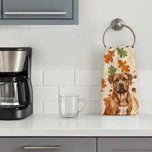 Load image into Gallery viewer, Mahogany Dogue de Bordeaux Heirloom Fall Kitchen Towel