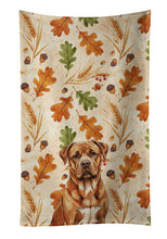 Load image into Gallery viewer, Mahogany Dogue de Bordeaux Heirloom Fall Kitchen Towel