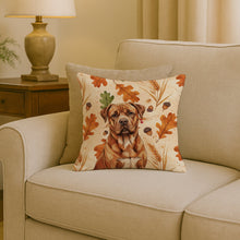 Load image into Gallery viewer, Mahogany Dogue de Bordeaux Heirloom Fall Throw Pillow