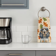 Load image into Gallery viewer, Blue Roan &amp; Tan English Cocker Spaniel Heirloom Fall Kitchen Towel
