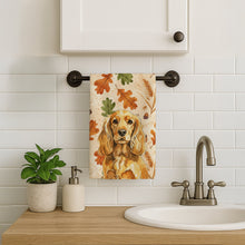Load image into Gallery viewer, Golden English Cocker Spaniel Heirloom Fall Kitchen Towel